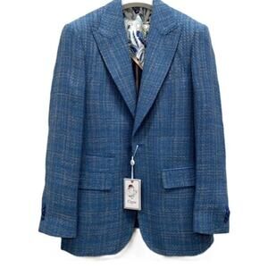 CIGAR Mens Blue Sports Blazer Jacket NWT